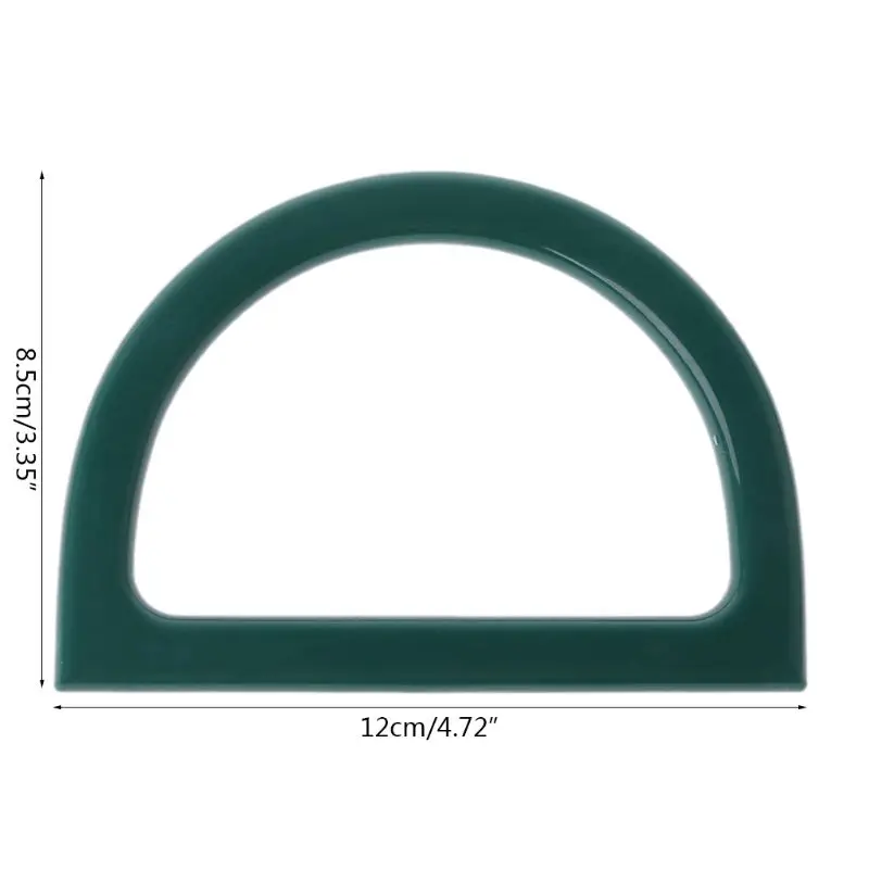 577-Green Каучуковая рукоятка Замена DIY сумки из натуральной кожи кошелек делая мешок хозяйственная сумка аксессуары - Цвет: 577-Green