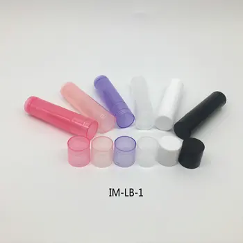 

40pcs for free Ship Hotsale Empty Plastic Lip Balm Container Bottle Lip Balm Tube
