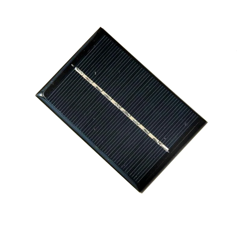 

BUHESHUI 0.6W 5V Solar Cells Polycrystalline Solar Panel DIY Solar Panel Charger For 3.7V Battery Education Kits 84*56*3MM 2PCS