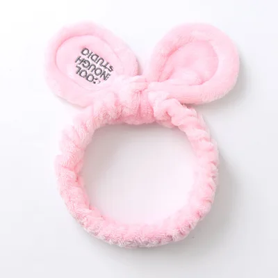 New Fashion Women Cute Big Ears Comfortable Wash Face Bathe Hair Holder Elastic Headband Girls Hairbands Hair Accessories