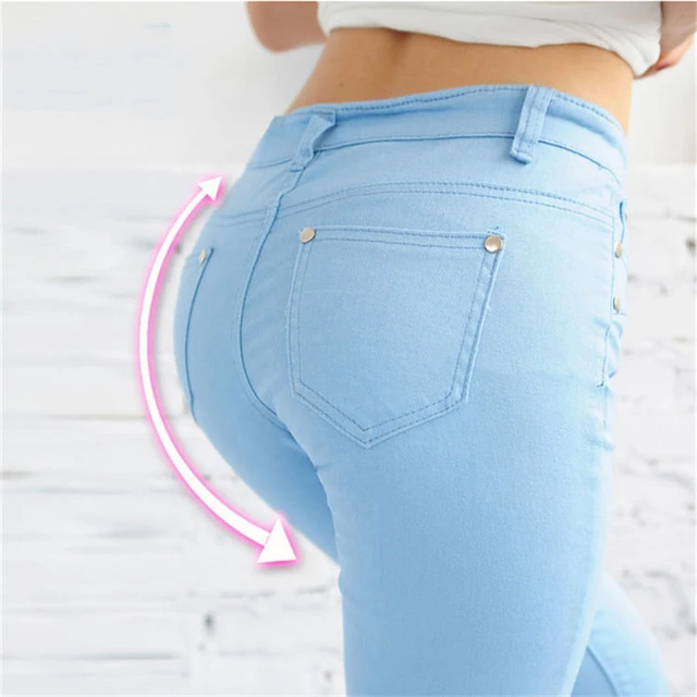 Tallas grandes - Jeans cintura elástica Mujer