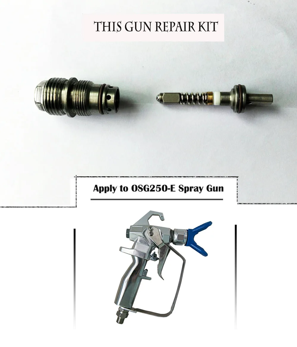 Распылитель пистолет Ремонтный комплект для безвоздушного распылителя краски пистолет OSG250-E