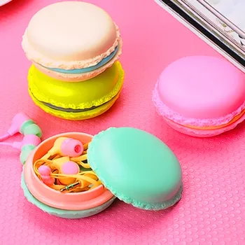 

Kawaii Cute Mini Girl in-ear 3.5mm Macaroon Earphone for Apple IPhone 5 5s 6 6s plus for Xiaomi SONY MP3 MP4 Gift Earphones