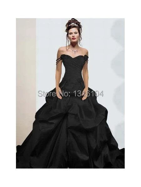 Off the Shoulder Taffeta Dress