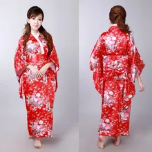 12 видов стилей пижама из искусственного шелка Традиционные японские кимоно с рукавом до локтя; платье семеный халат Высокое качество Горячая весенний банный халат JXH16
