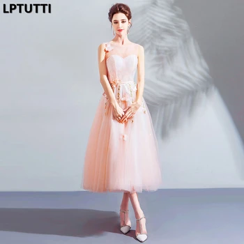 

LPTUTTI Embroidery Appliques New For Women Elegant Date Ceremony Party Prom Gown Formal Gala Events Luxury Long Evening Dresses