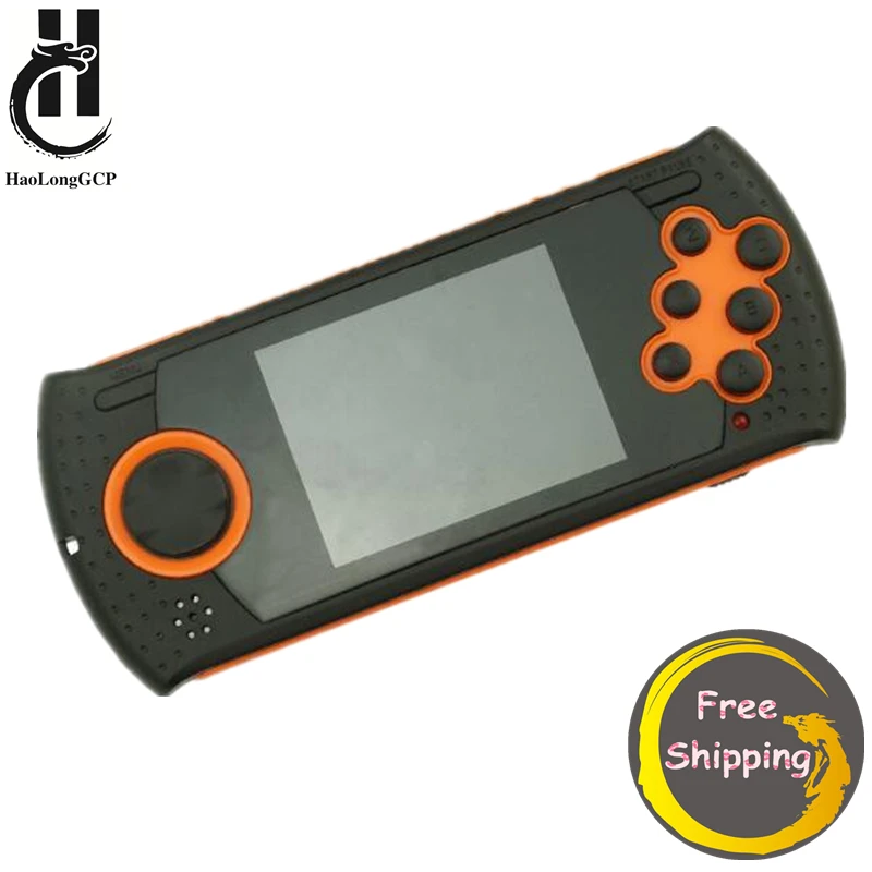 HaoLongGCP Portable Game Console For Sega MEGA Drive 16 bit games with 100 free different for nes gba SD card TV Out | Электроника