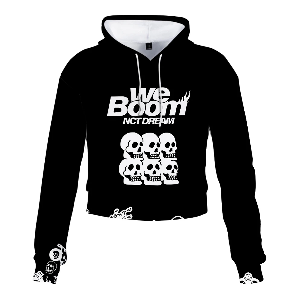 

NCT Dream WE BOOM 3D Kpop Printed Women Navel Hoodies Sweatshirt Casual Spring Clothes 2019 Hot Sale Hoodies Navel streetwear