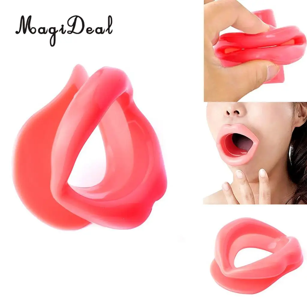 New Design Silicone Face Slimmer Anti-aging Anti-wrinkle Face Slimmer Exerciser Rubber Mouth Muscle Tightener