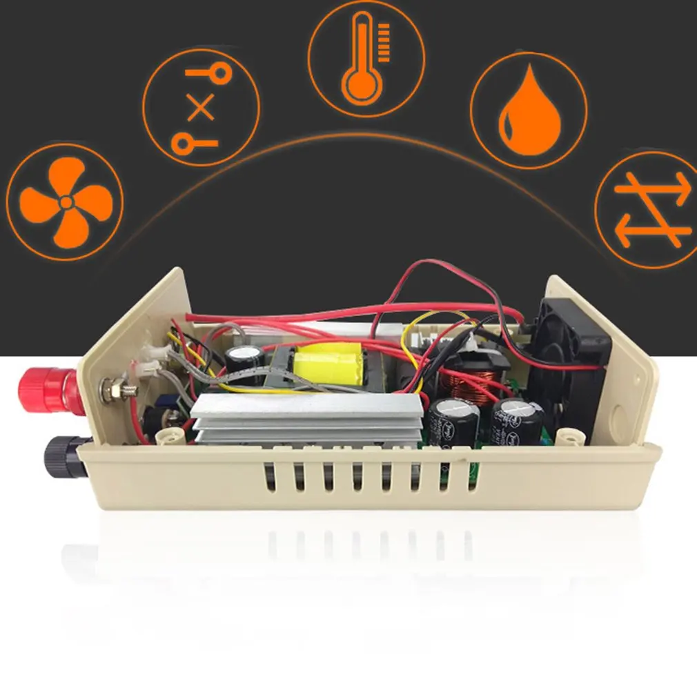 Inverter com Ventilador de Refrigeração Máquina de Pescador Susan-735mp 600w Alta Energia Ultra-sônica Inversor Equipamentos Elétricos Power 3 Cabos, adaptadores e soquetes