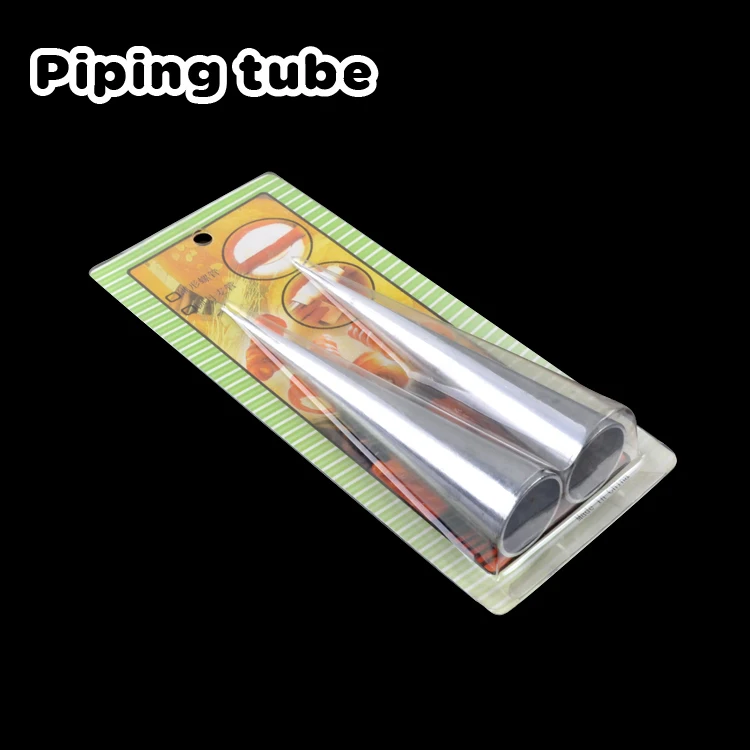 

BAKEST Aluminum Alloy Piping Cone Denmark Tube Ice Cream Decoration Tools Bread Baking Mold