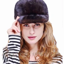 CX-C-146A рекламные зимние женские модные шапки из меха норки