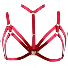 Карнавалы женский сексуальный с бретельками бюстгальтер жгут плюс размер эластичный нагрудный пояс стимпанк готический короткий топ корсет для спальни случай Rave