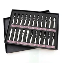 RT FT VT 22 Модели наконечника татуировки Трубка сопла из нержавеющей стали 1RL 3RL 5RL 7RL 5M1 7M1 9M1 11M1 3DT 5DT для тату-аксессуаров