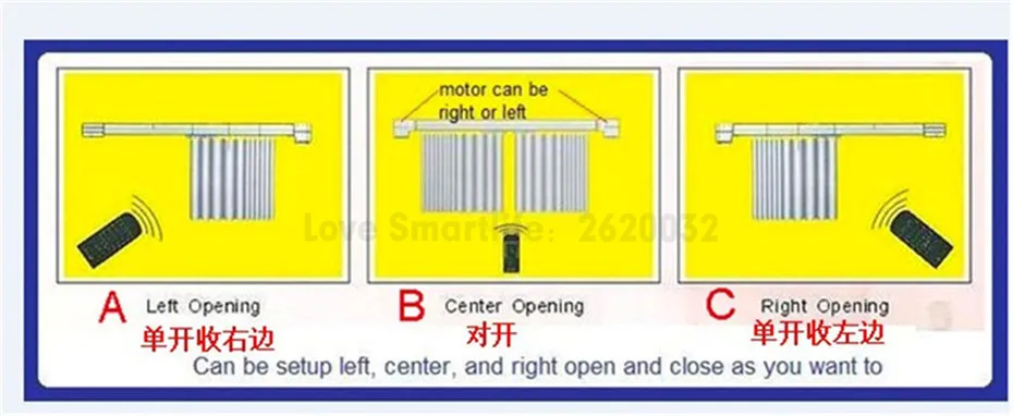 Dooya Super Quiet Curtain Track Smart Control System,Dooya DT52E 75W+3M or Less Track+DC2760,RF433 Remote Control,Home Automatic-22