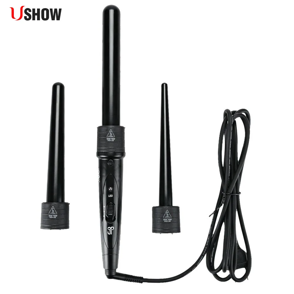 USHOW Professional Electric Hair Styling Tools Tourmaline Ceramic Hair