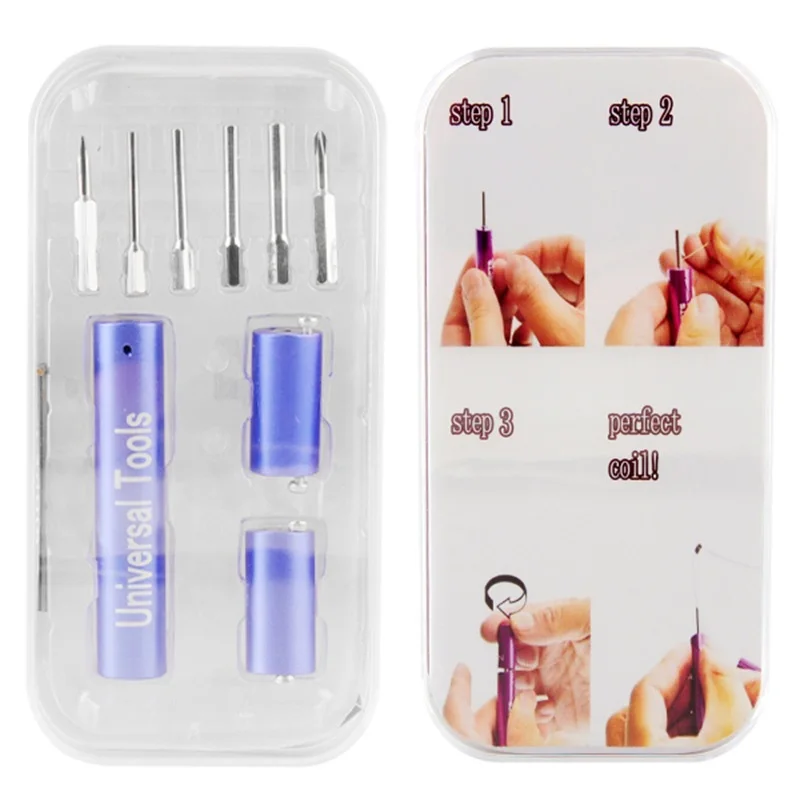 

Coil Master Coiling Kit ,6 Size in 1 Coil Jig Winding Wrapping Coiler Heating Wire Wick Tool, For DIY RDA RBA Atomizer Mod