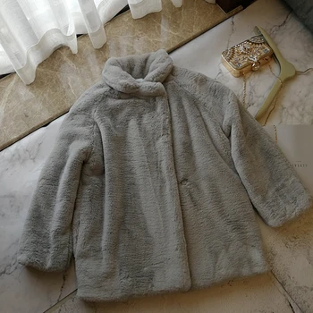 

2018 New Style High-end Fashion Women Faux Fur Coat S52
