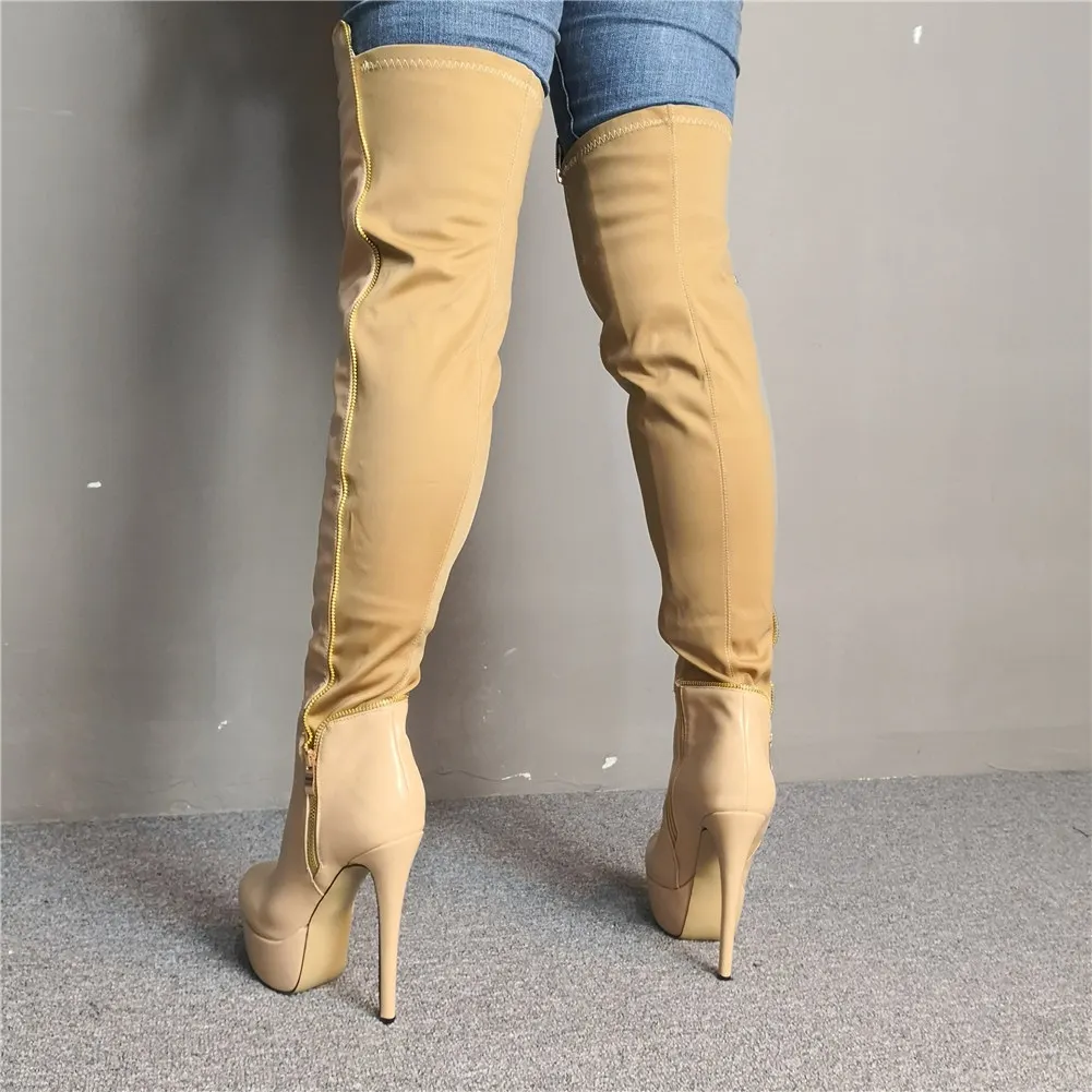 Роскошный фирменный дизайн; большие размеры 34-47; женская обувь по индивидуальному заказу; женская пикантная обувь на тонком высоком каблуке; женские сапоги до колена
