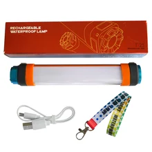 Портативный Регулируемый внешний аккумулятор Перезаряжаемый мигающий дорожный фонарь Водонепроницаемый многоцелевой фонарик аварийные огни Кемпинг