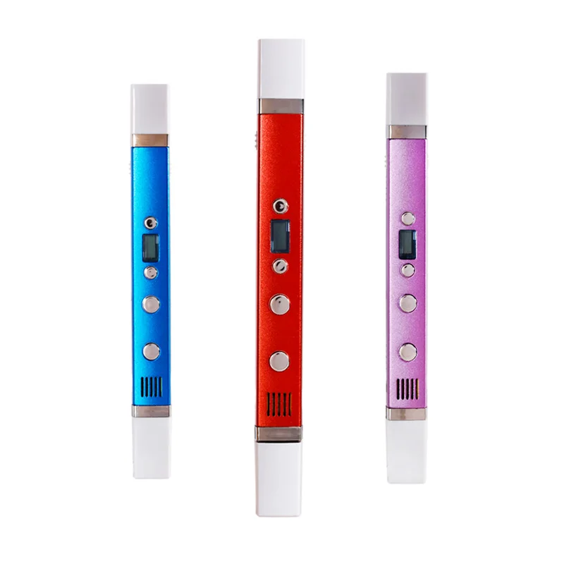 Myriwell 3d Ручка ручки светодиодный дисплей зарядка через usb 3 d pen3d модель Smart3d