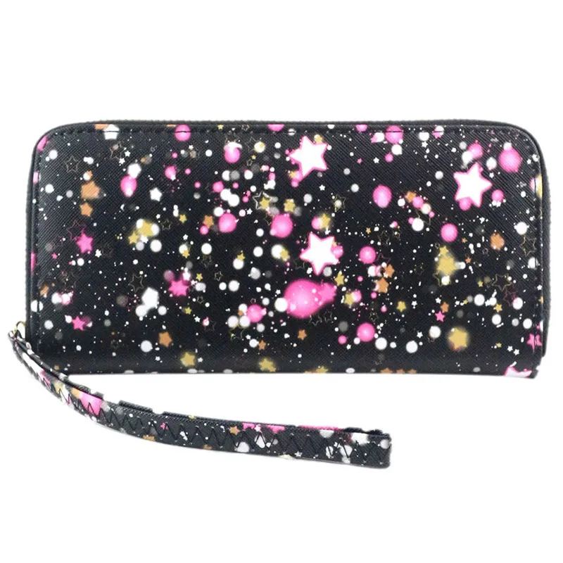 

High Quality Women Wallet fashion Women Clutch Star Long Purse Wallet Card Holder Handbag Bag portfolios woman sacoche homme