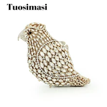 4 цвета дизайн красочные птицы Кристалл вечерние клатчи кристалл сцепления со стразами сумки женские сумки модные(88193a-gs