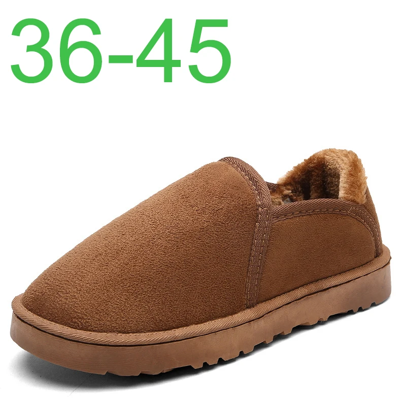 

Winter Hot Sale Warm Men Cotton Slippers Shoes Big Size 36-45 Winter Wrapped Heel Home Slippers Men With Fur Mans footwear