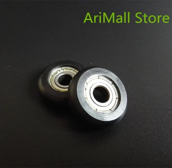 

5pcs 6*22.5*7 mm R type idler pulley ball bearings bearing flat slide wheel bearing pulley ball