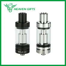 Eleaf Мело 3 Распылитель 4 мл Наполнению Сверху Контроля Потока Воздуха Subohm Танк Мело III Электронная Сигарета Распылитель Стали Черный Доступны