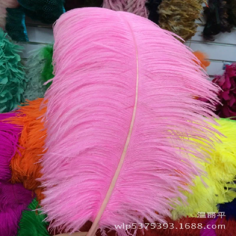 Wholesale!10pcs/lot Ostrich Feather 55-60cm/22-24inch Pink Color ...