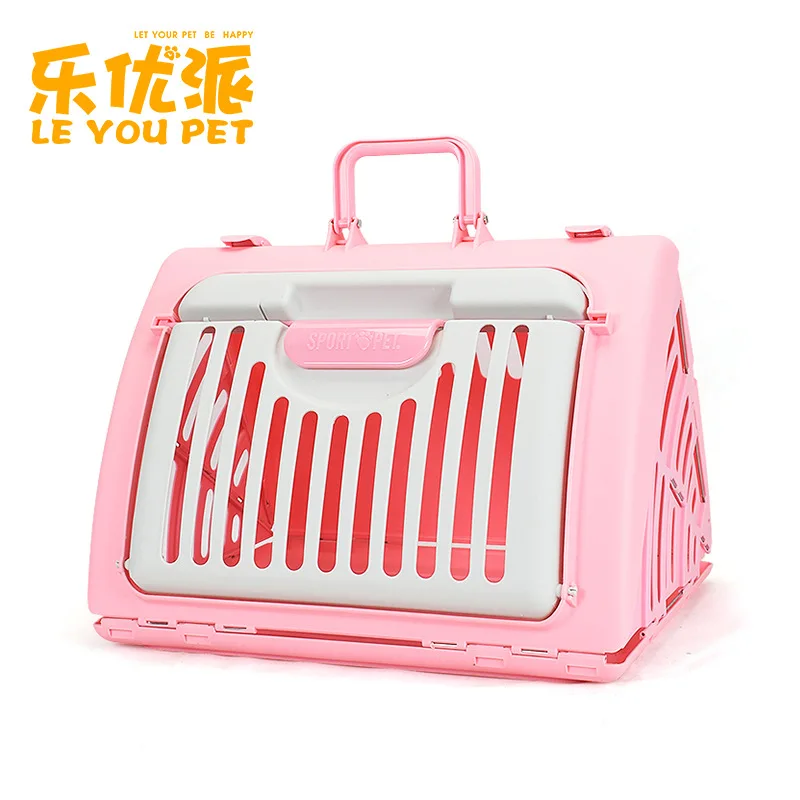 Переноска для кошек Сумка-переноска для собак пластиковая корзина-переноска складной корм для животных собачье автомобильное сиденье сворачивающаяся дорожная сумка-тоут клетка для переноски собак