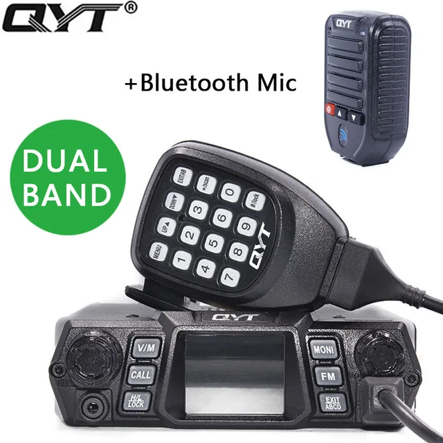 QYT KT-980 PLUS высокой мощности 75 Вт(VHF)/55 Вт(UHF) двухдиапазонный четырехъядерный резервный база мобильного радио KT-980Plus автомобиля радио HAM KT980PLUS