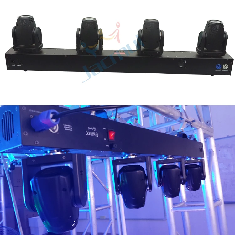 (3 шт./лот) 4*10 W стойка со светодиодными прожекторами DMX 512 Control RGBW Moving Head луч света