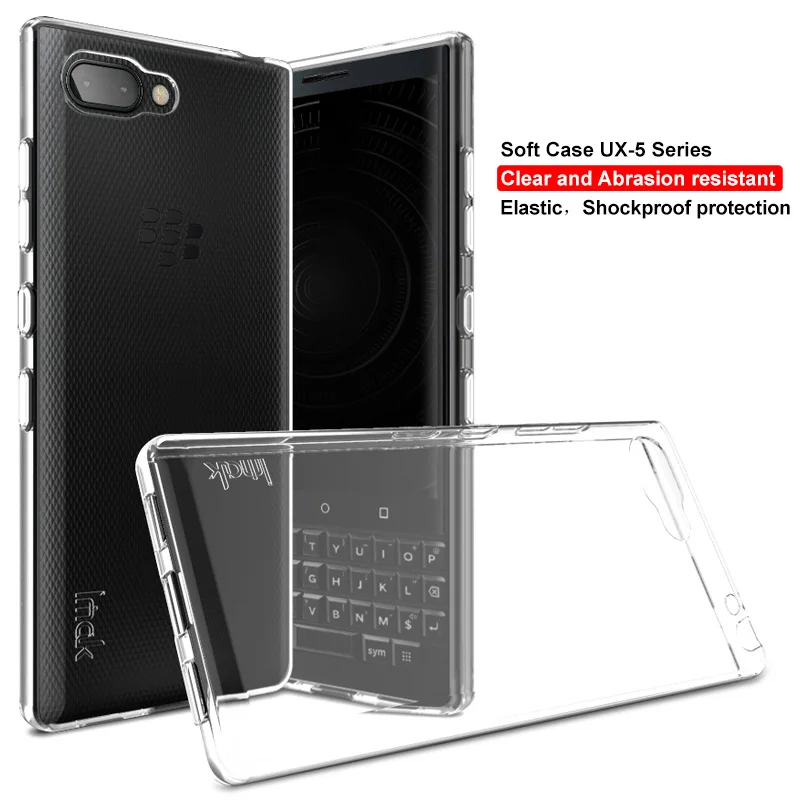 

Imak Transparent TPU Case For BlackBerry KEY2 LE Soft Silicone Case For BlackBerry KEY2 LE Back Cover 1.3mm Thickness Protection