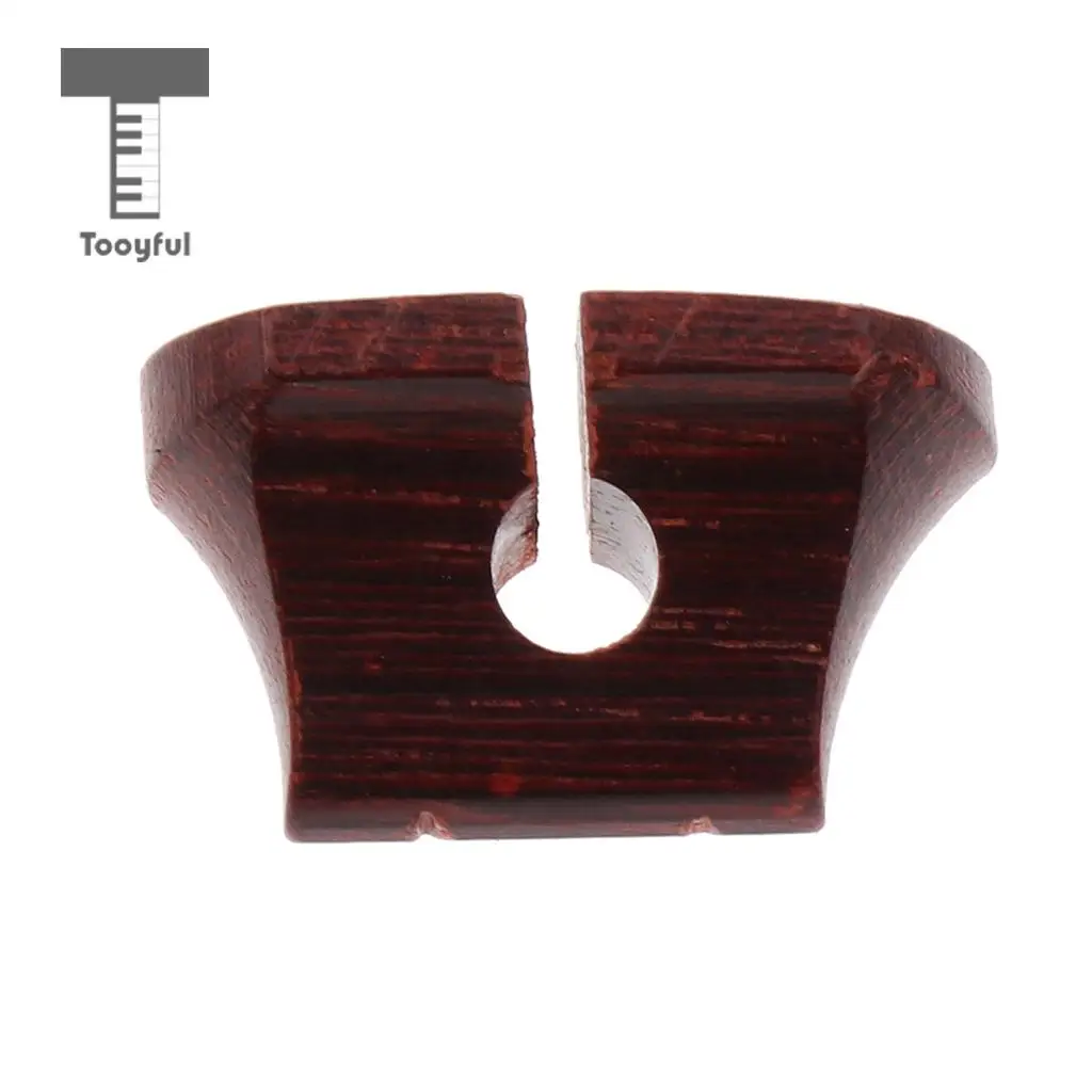 Tooyful 1 Piece Professional Red Sandalwood Erhu Bridge String Instrument Parts 