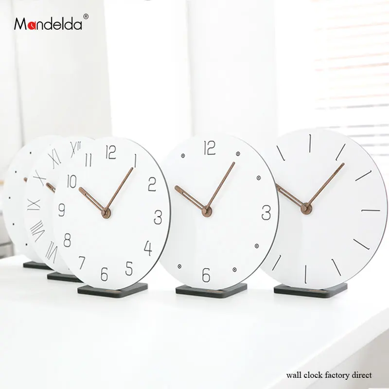 Горячая продажа Mandelda DIY креативный бесшумный кронштейн умные настенные часы