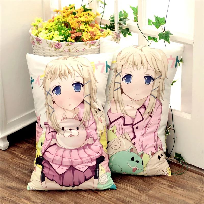 Japanese Anime Black Bullet Tina Hugging Body Back Pillow Cute Kawaii