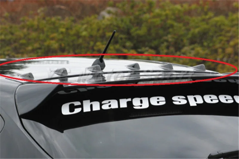

Car Accessories Carbon Fiber Roof Spoiler Fit For 2008-2012 GRB STI CS Style Vortex Generator Car Stying