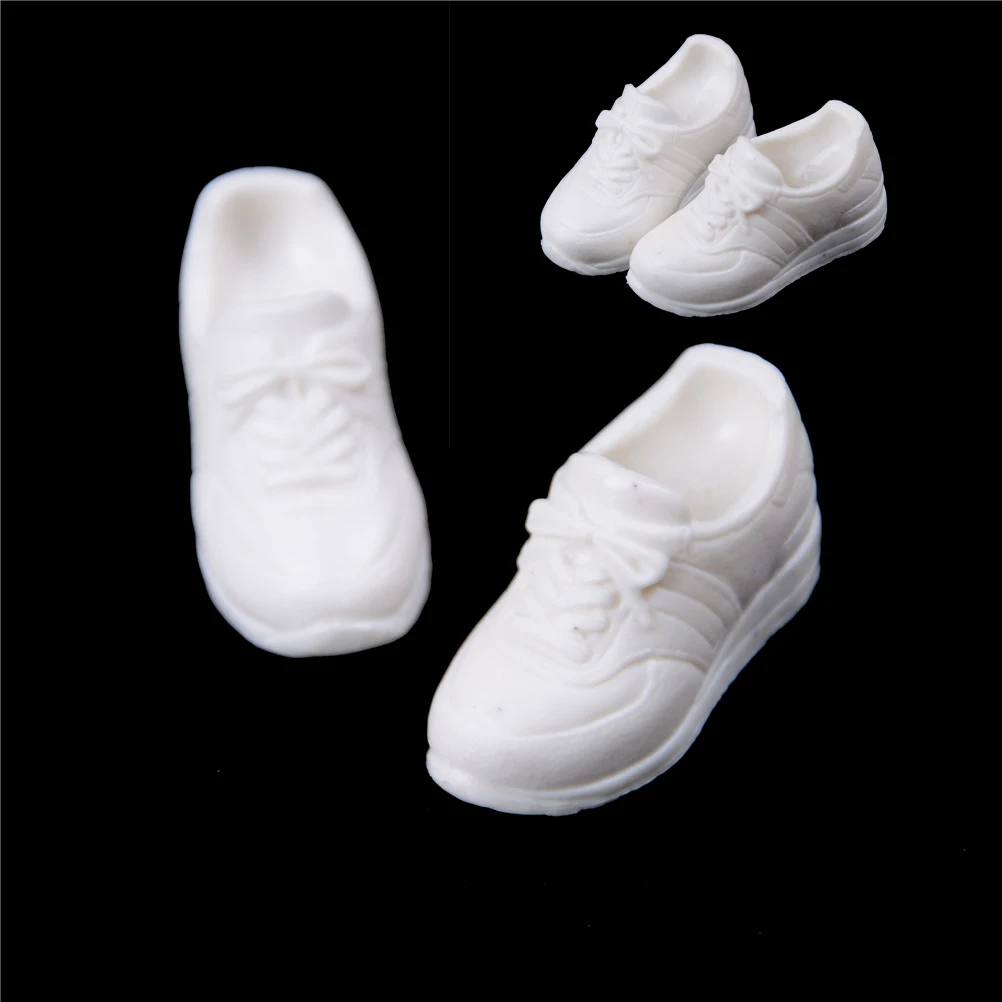 

One Pair Fashion Doll Shoes Sport White Shoes For Doll Suitable For 1/6 Doll Hot Sale