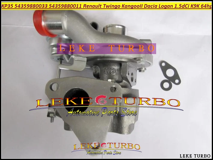 Турбокомпрессор турбо KP35 011 033 54359700011 54359700033 8200507852 для Renault Kangoo 2 Volkswagen Dacia Logan 2004 K9K