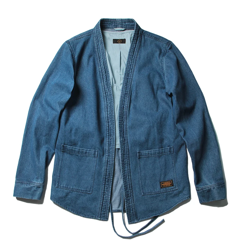 denim kimono jacket mens