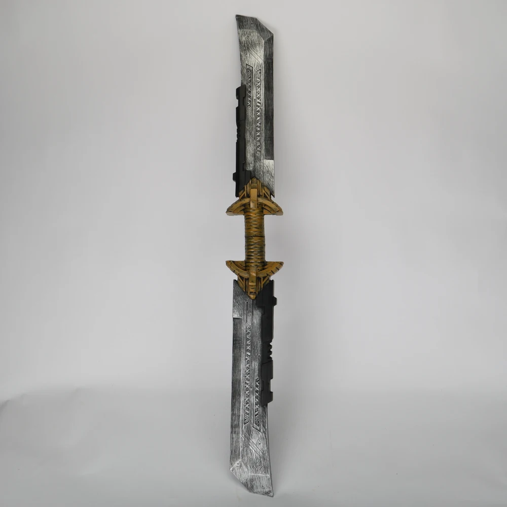 Avengers Endgame Thanos Double Edged Sword Weapon Cosplay Thanos Costume Armor Halloween Party Prop  (13)