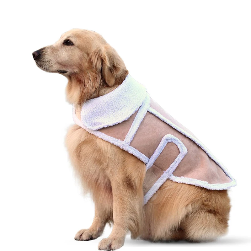 The new adjustable chest belt pet clothes autumn and winter Suede