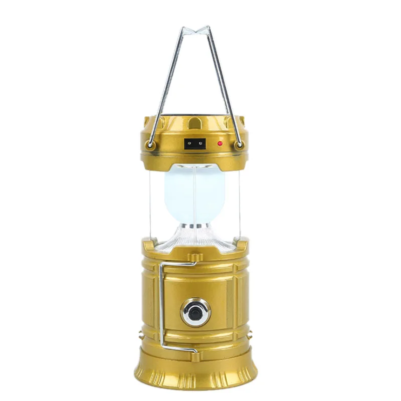 Solar Camping Light Rechargeable Portable Lanterns USB led camping lamp