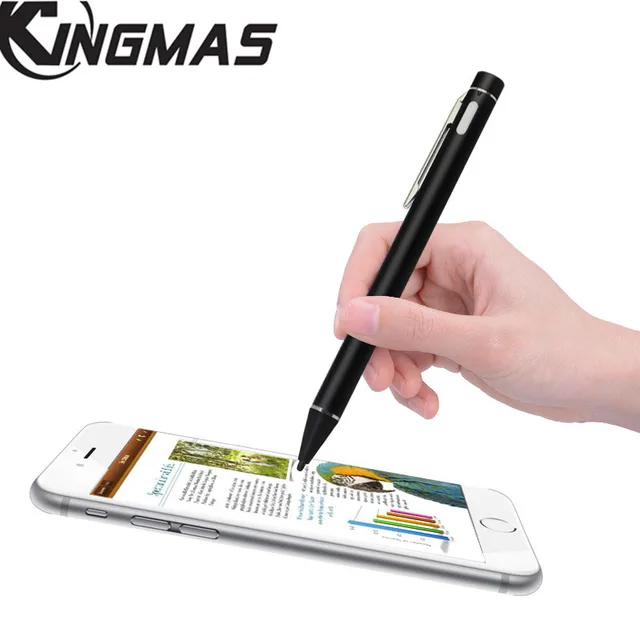 KINGMAS Stylus Capacitive Pen Screen Pencil Portable High Precision 2.0mm Active Touch Pen Stylish Painting Pens Rechargeable KINGMAS Stylus Capacitive Pen Screen Pencil Portable High Precision 2.0mm Active Touch Pen Stylish Painting Pens Rechargeable