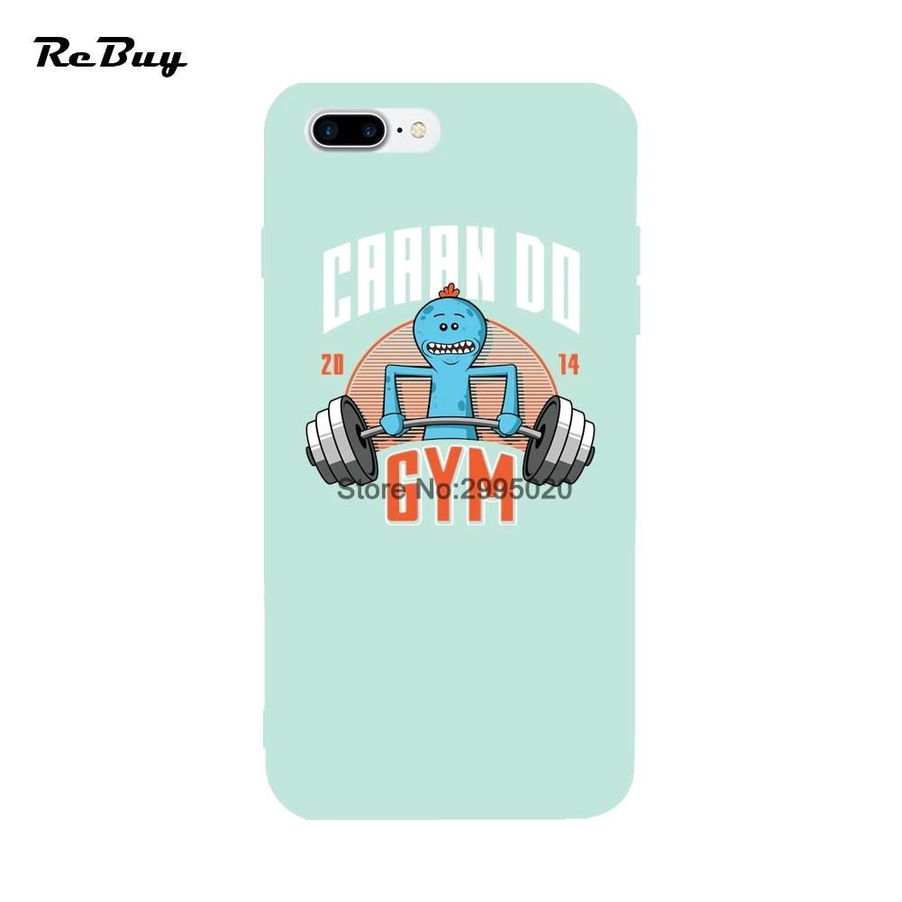 Soft TPU for Iphone 7/6plus Case Rick Morty Covers 7Plus/6 4.7inch/5.5inch Glaze Anti-Knock 7 |