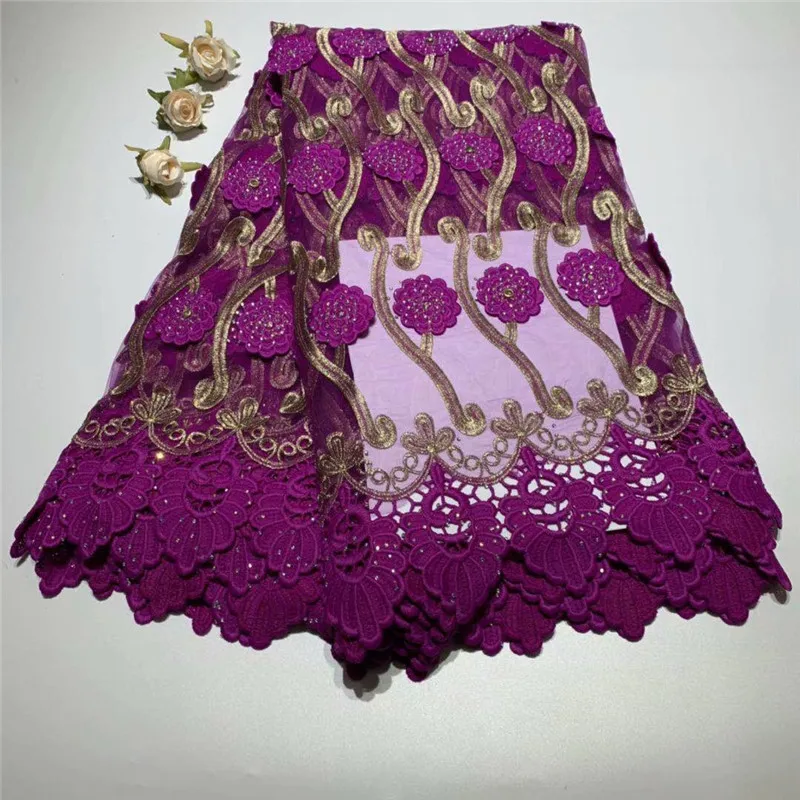 

ZQ!Latest African Lace Fabric 2018 High Quality Lace Embroidery French Mesh Nigerian Lace Fabrics Material ! L11402