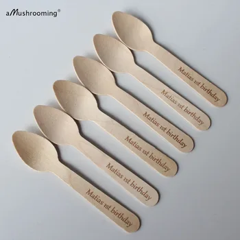 

100 Ice Cream Spoons Personalized, Engraved Mini Spoon, Party Favors, Party Favors For Kids, Wedding Shower Favors 1st Birthday