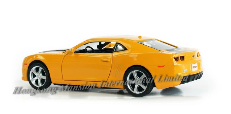 136 Car Model For Chevrolet Camaro Yellow (5)